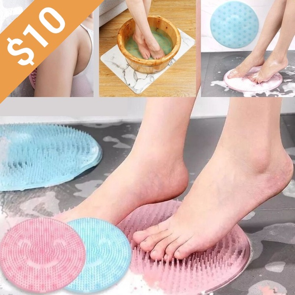 Shower Foot Scrubber Massager Cleaner Spa Exfoliating Washer Wash