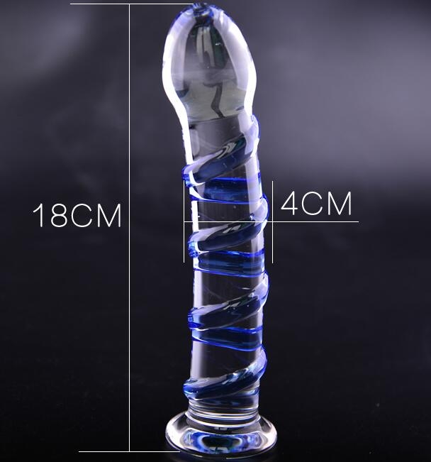 Unisex Glass Anal Butt Plug Dildo Penis Sex Toy Sex Toy For Couples