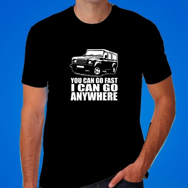 T Shirt defender clothing car jeep
