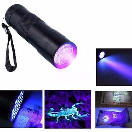 LED UV Flashlight 9 ...