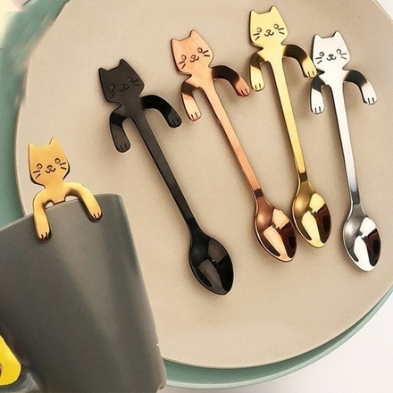 Cute Cat  Spoons Fla...