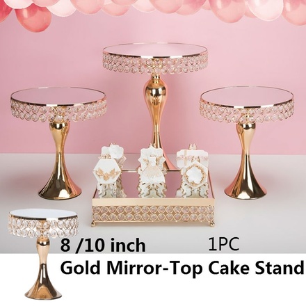 Gold Cake Stand with...
