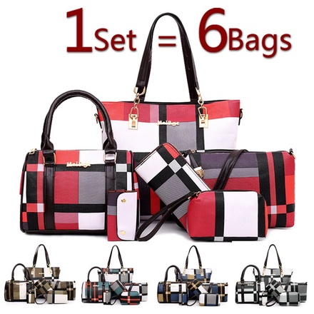 Luxury 6 Set Bags Ha...