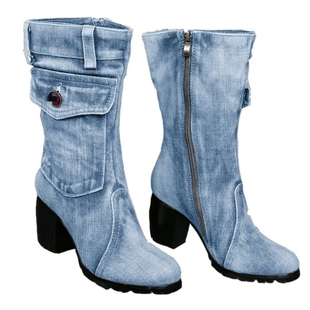 Women's Denim Boots ...