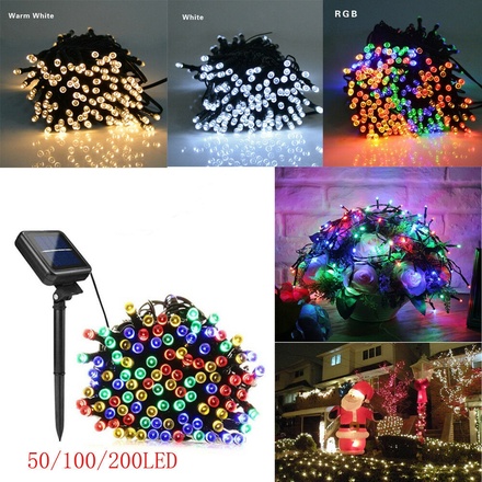50/100/200 LED Solar...
