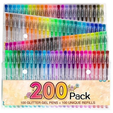 200 Glitter Gel Pen ...