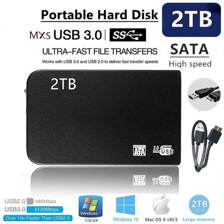 2TB HDD USB3.0 SATA ...