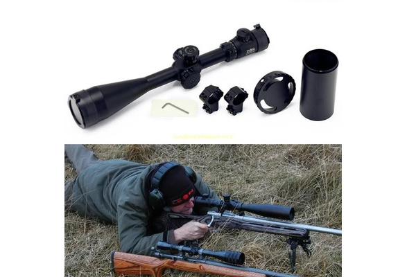 ZOS Rifle Scopes Chasse Portée 10-40*60 FSE R6 Mildot Tactical Optics Scope