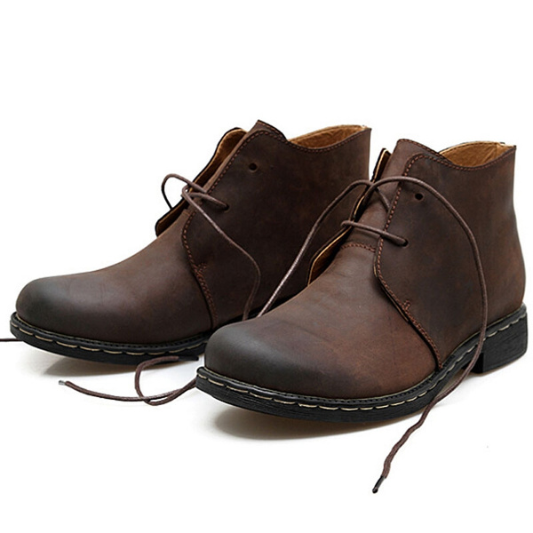 Fashion Leather Boots Casual 