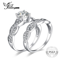 Wish | JewelryPalace 925 Sterling Silver Engagement Ring Wedding Band 1 ...