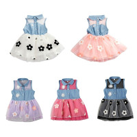 Wish | 0-5Y Girl Baby Kid Clothes Lace Denim Shirt Tulle Skirt Princess ...