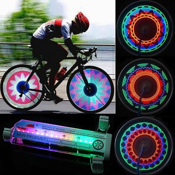 Colorful Bicycle Lights Bike Cycling Wheel Spoke Light 32 LED 32 ...