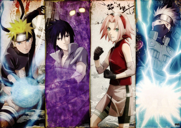 Japanese Anime Naruto Art Silk Posters Uchiha Sasuke  24x36 inch