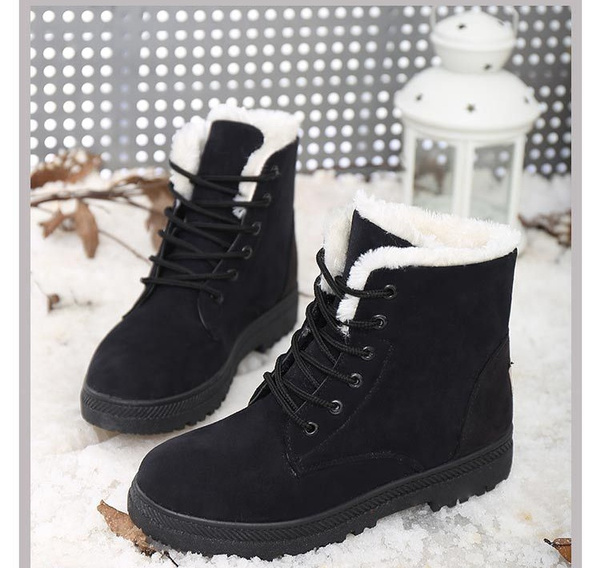 Wish | Classic Women's Snow Boots Fashion Winter Short Boots
