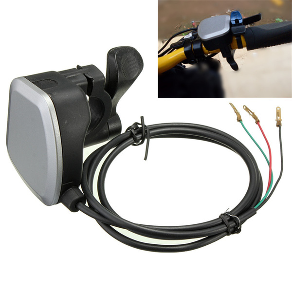 Ils/  / Universal 7//8inch Thumb Throttle Assembly for e-Bike Electric Bike Scooter 3/ Wires