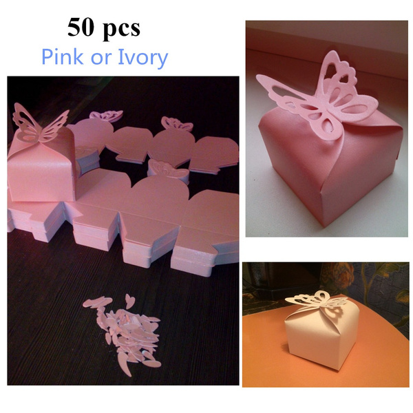 Wedding Decoration 50pcs Folding Diy Butterfly Wedding Candy Box For Ideas Regalos De Boda Wedding Favors And Gifts Boxes Wish