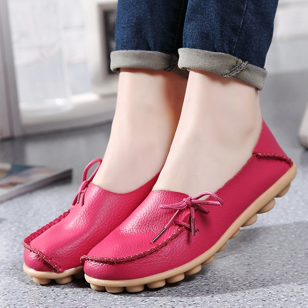Casual Shoes Flats Genuine Leather 