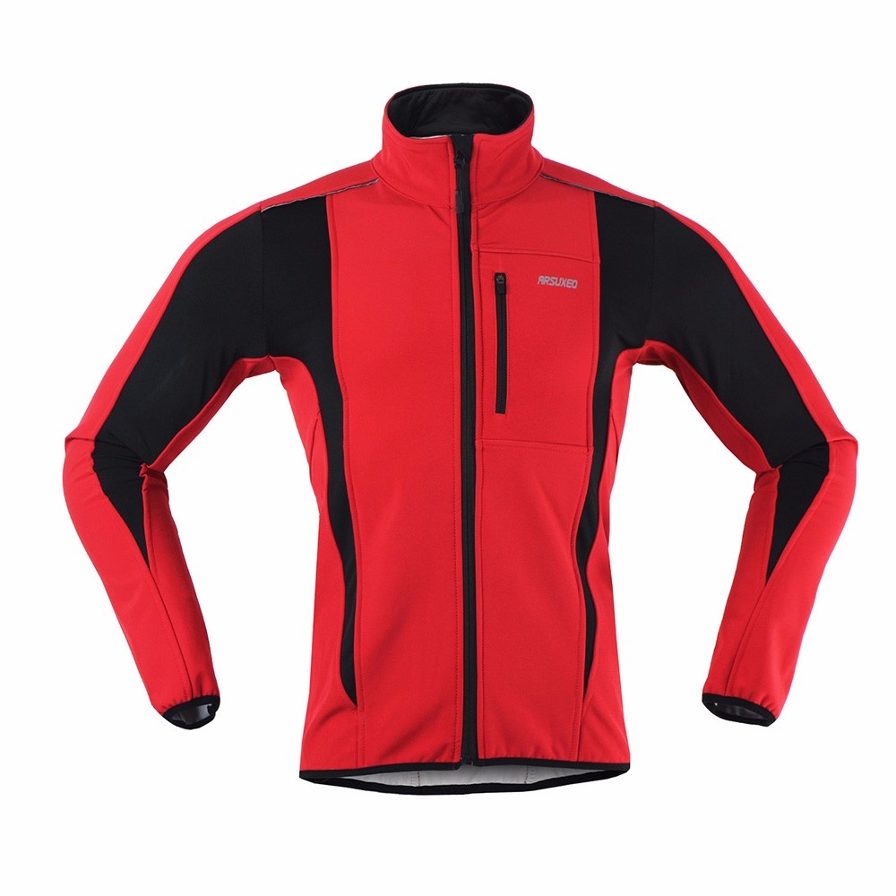 Cycling Jacket Winter Windproof Waterproof Soft Shell Coat MTB Bike ...