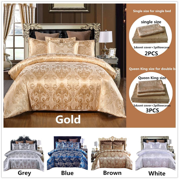 European Style High Quality Jacquard Bedding Set Queen King Size