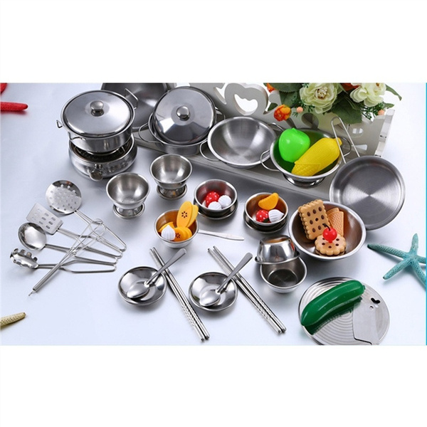 32 25 20 18 16 Pcs Stainless Steel Kids House Kitchen Toy Cooking Cookware Children Pretend Play Kitchen Playset Baby Kids Wish,Nine Patch Quilt Patterns Free