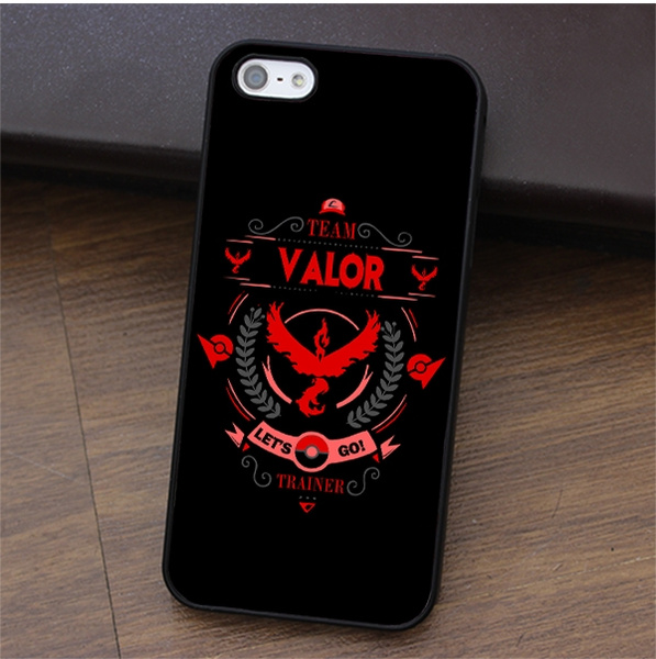 Pokemon Go Team Valor Team Mystic Team Instinct Cell Phone Case Cover For Iphone 4 4s 5 5s Se 5c 6 6s Plus For Samsung Galaxy S3 S4 S5 S6 S7 Note