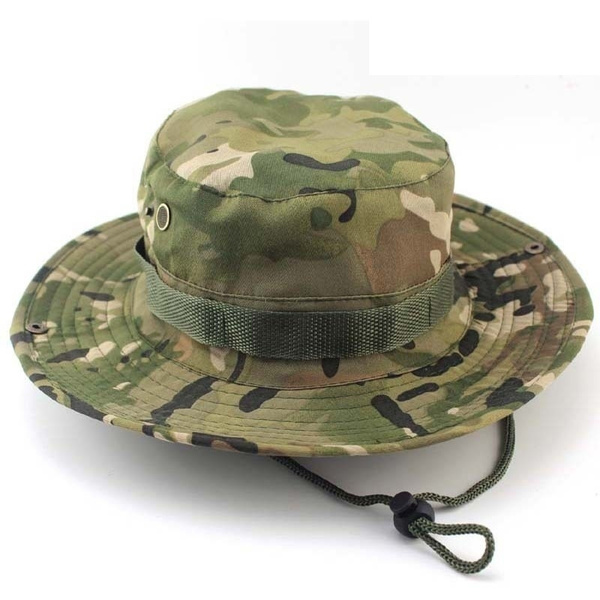 Bucket Hat Boonie Hunting Fishing Outdoor Cap Wide Brim Military Unisex Sun Camo