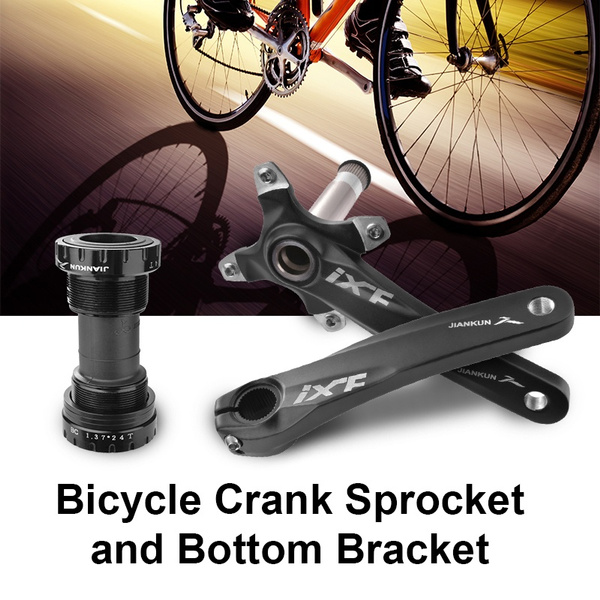 XCSOURCE MTB Mountain Bike Crankset Aluminum Bicycle Crank Sprocket and Bottom Bracket Kit 170mm CS400