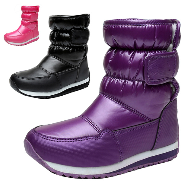 Boys Girls Children Plus Size Winter Warm Boots Kids Waterproof Boots Snow Boots