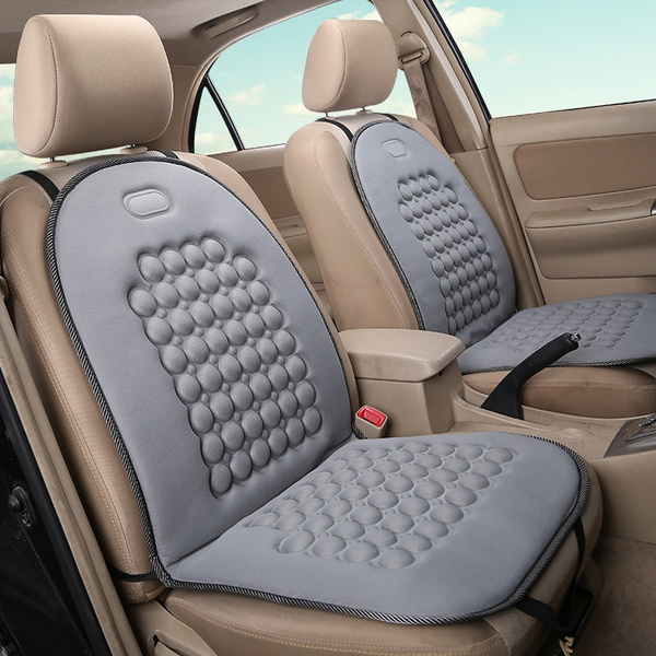 1x Car SUV Seat Pad Therapy Massage Bubble Padded Chair Seat Cushion Cover Black