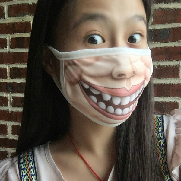 Funny Mouth Muffle Anti Dust Cotton Face Mask Wish