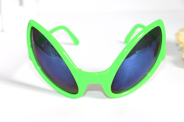 Wish Alien Glasses | Eye sunglasses, Glasses, Alien party