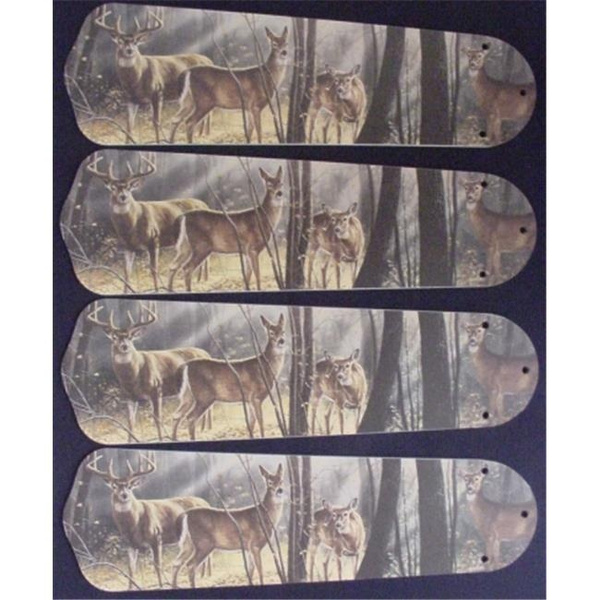 Ceiling Fan Designers 42set Ani Dbdh New Deer Buck Doe Hunting