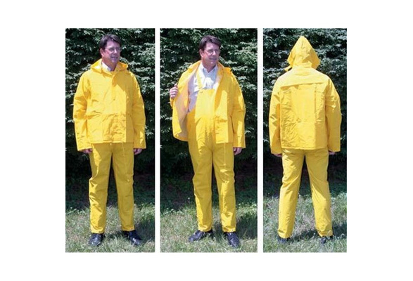 4X-Large Yellow Stansport Commercial Rain Suit