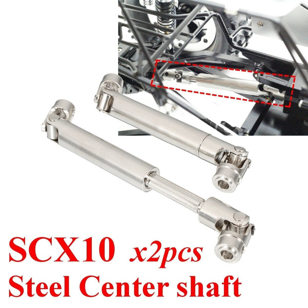 Universal Steel Center Drive Shafts For AXIAL SCX10 D90 1/10 RC Crawlers Speed
