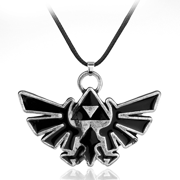 Hot Game The Legend of Zelda Link Metal Pendant Necklace Chain Cosplay