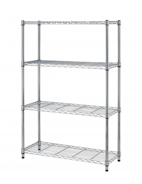 BestOffice 36x14x54 4 Tier Layer Shelf Adjustable Steel Wire Metal Shelving Rack