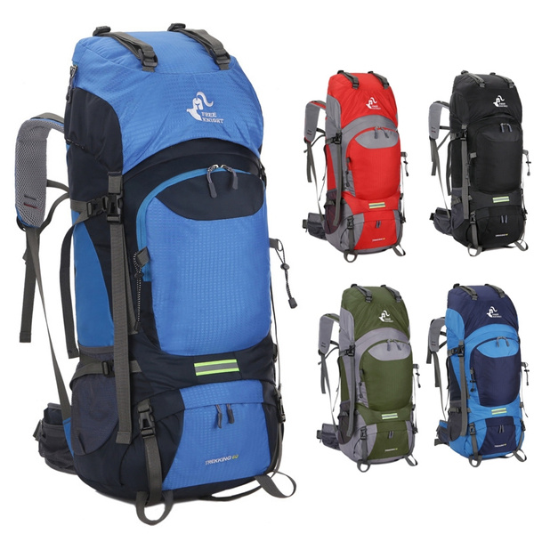 Large 60L Waterproof Backpack Rucksack Hiking Camping Travel Bag Outdoor Bag S