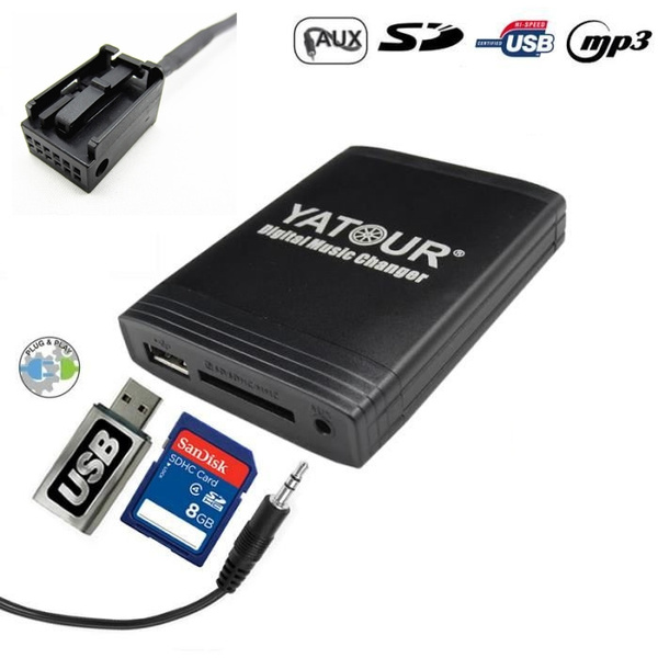 USB AUX MP3 Adapter Peugeot 207 307 308 407 607 807 Expert