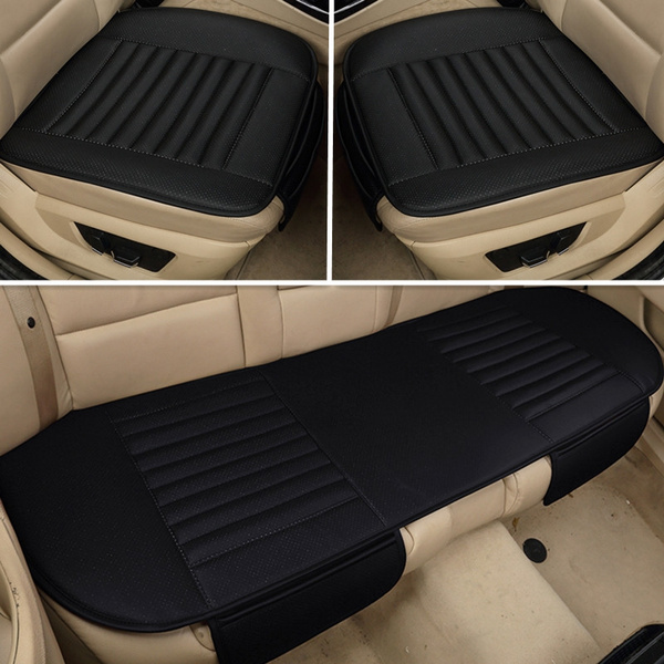 Whole Set Fashion Car Interior Universal Leather Car Seat Cushion Set 5 Seats Car Seat Cover Pad Protector Car Seat Black Beige Brown