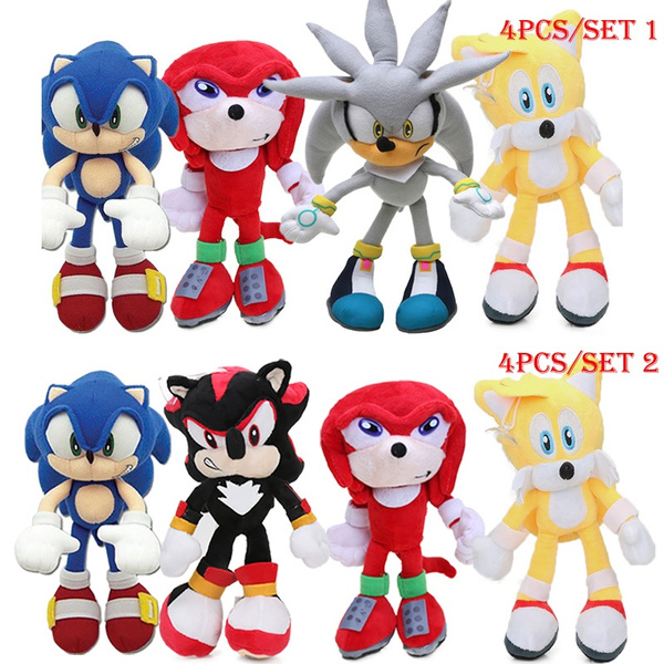 Sonic The Hedgehog Shadow Knuckles And Tails 20cm Plush Doll Set