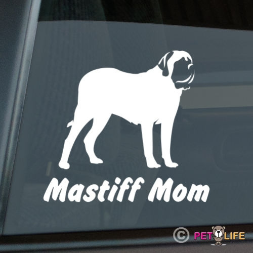 english Mastiff Mom Sticker Die Cut Vinyl
