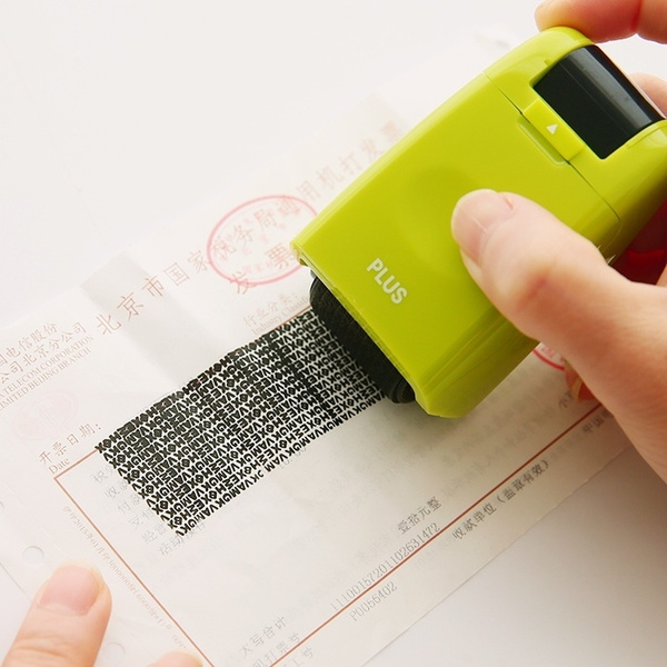 Identity Theft Protection Stamp Seal Code Roller Self Guard Your ID Security
