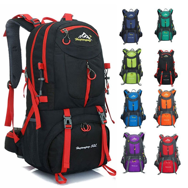 Large 60L Waterproof Backpack Rucksack Hiking Camping Travel Bag Outdoor Bag S