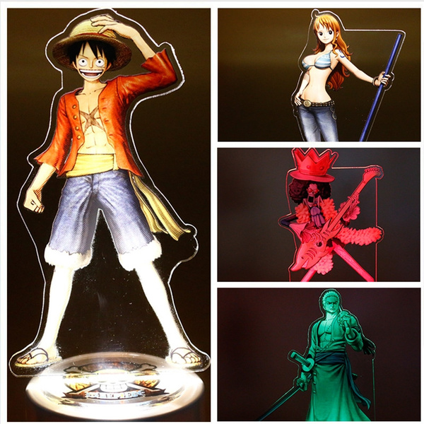 One Piece Luffy 3d Illusion Led Table Lamp 7 Color Change Light