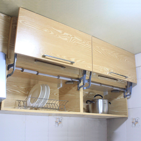 Kitchen Hanging Cabinet Door Vertical Swing Lift Up Stay Pneumatic