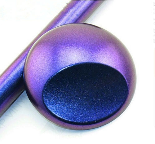 Matte Pearl Dark Blue To Purple Car Interior Chameleon Vinyl Carbon Fiber Sticker Wrap 152x50cm