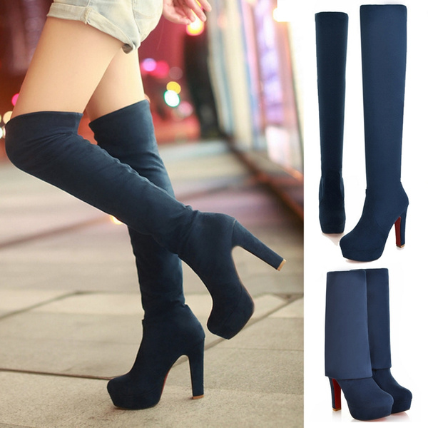 buy \u003e knee high boots fat legs, Up to 