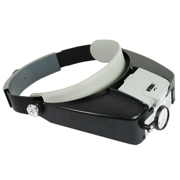 Jewelers Head Headband Magnifier Led Illuminated Visor Magnifying