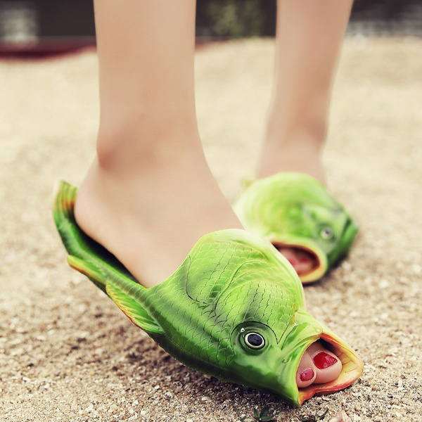 fish flip flops