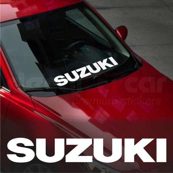Suzuki WINDSHIELD CAR Premium STICKER vinyl decal #1  Swift SX4 Grand Vitara